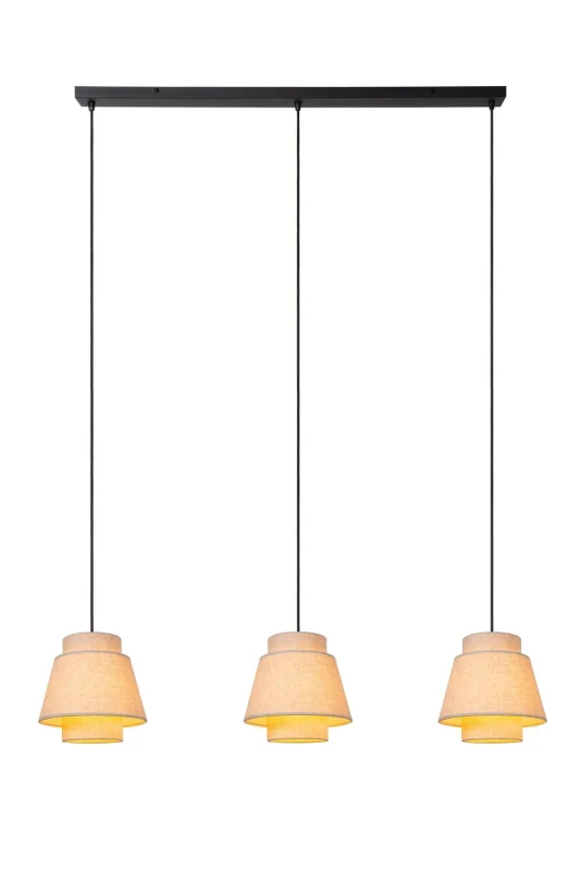 Image of Netlighting Tribute Pendant light 3xE27 Cream in Beige Beige Unisex