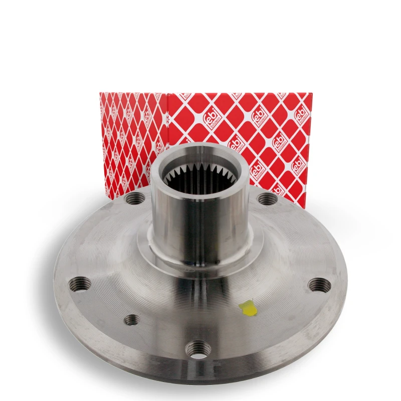 Image of FEBI BILSTEIN 32806 Wheel Hub Rear Axle, without wheel bearing Wheel Hub (653)