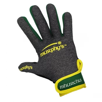 Image of Murphy's Gaelic Gloves 9 / Medium Grey/Green/Yellow