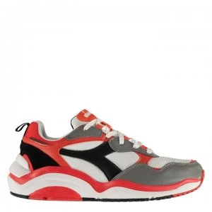 Image of Diadora Lifestyle Whizz Run Trainers Mens - White/Risk Red