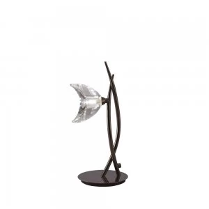 Image of Tall Table Lamp 1 Light G9, Black Chrome