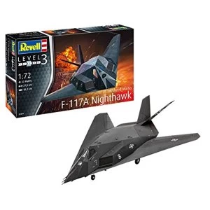 Image of F-117A Nighthawk Stealth Fighter 1:72 Revell Model Kit