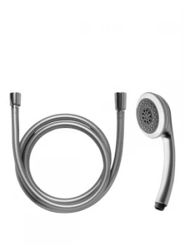 Image of Aqualux Modern Swing 6 Function Shower Handset And Hose