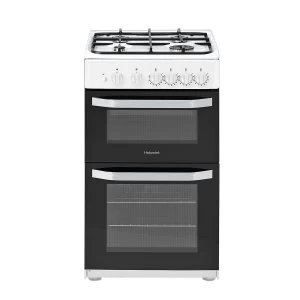 Image of Hotpoint Cloe HD5G00KCW/UK 50cm Gas Cooker