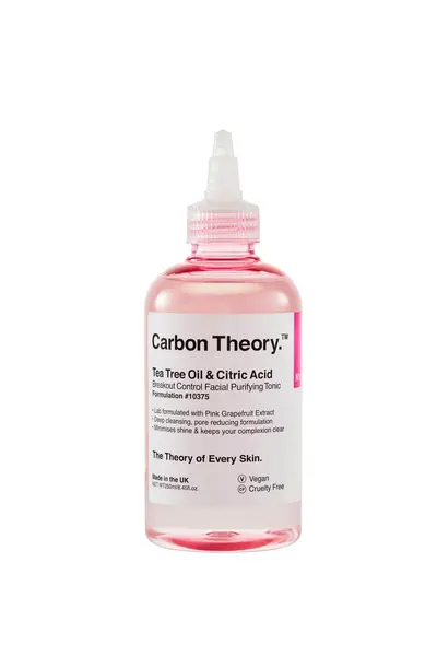 Image of Carbon Theory Tea Tree Oil & Citric Acid Breakout Control Facial Purifying Tonic 250ml