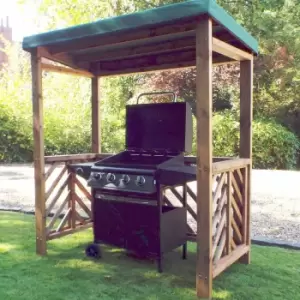 Image of Charles Taylor Dorchester BBQ Shelter with Cover, Green
