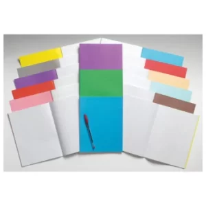 Image of Rapid 9x7in Exercise Book Squared 5mm 80 Page Light Blue Box of 100