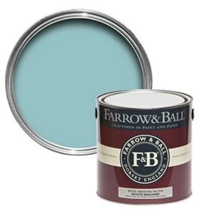 Image of Farrow & Ball Estate Blue ground No. 210 Matt Emulsion Paint 2.5L