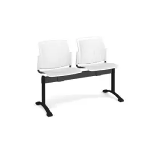 Image of Dams MTO Santana Perforated Back Plastic Seating - Bench 2 Wide with 2 Seats - B