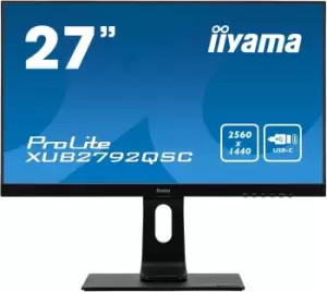 Image of iiyama ProLite 27" XUB2792QSC-B1 Quad HD LED Monitor