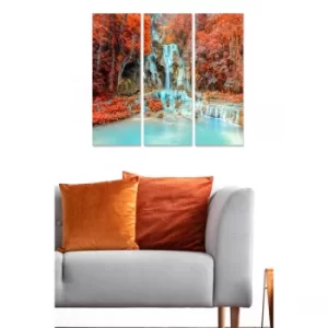 Image of MDF9091849 Multicolor Decorative MDF Painting (3 Pieces)