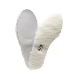 Image of Eastern Counties Leather Unisex Sheepskin Insoles (4 UK) (Natural)