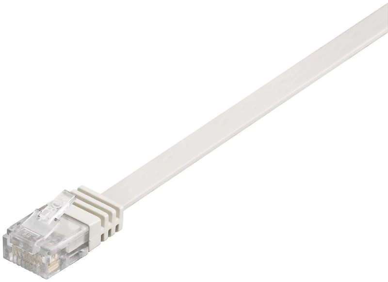 Image of Microconnect V-UTP60025W-FLAT networking cable White 0.25 m Cat6 U/UTP