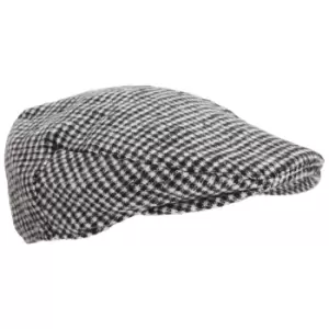 Image of Mens Traditional Lined Flat Cap (M/L) (Dogstooth)