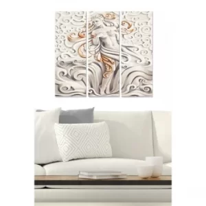 Image of MDF208111099 Multicolor Decorative MDF Painting (3 Pieces)