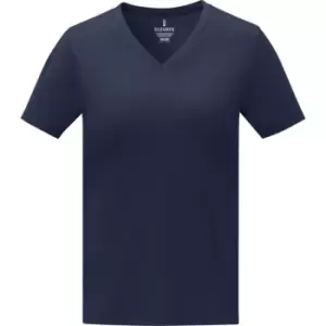 Image of Elevate Womens/Ladies Somoto V Neck T-Shirt (M) (Navy)