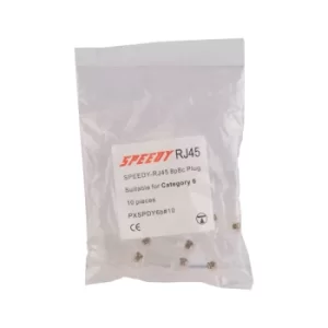 Image of TUK Ltd SPEEDY RJ45 Cat 6 UTP b plug bag of 10