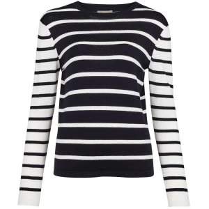 Image of Barbour Womens Padstow Knit Navy 16