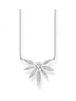 Image of Thomas Sabo Sterling Silver Leaf Necklace
