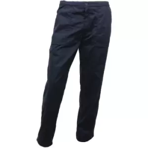 Image of Regatta Mens Polycotton Warm Lined Robust Workwear Action Trousers 38R - Waist 38' (96.5cm), Inside Leg 32'