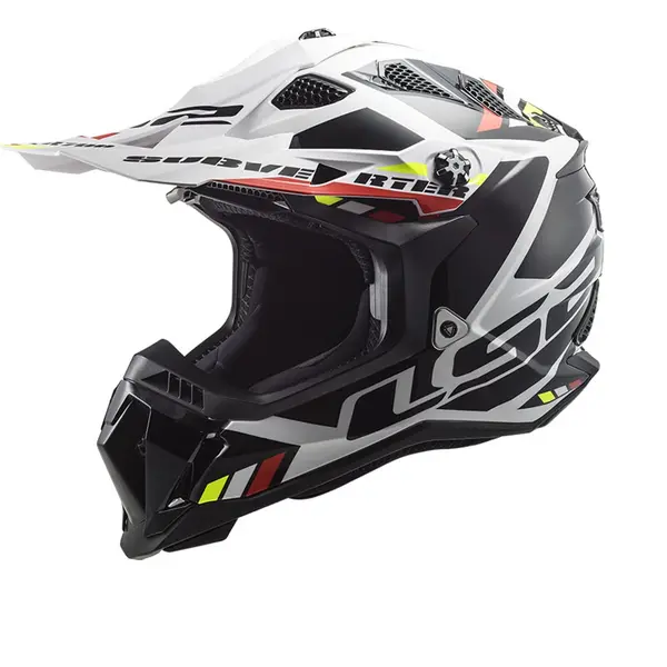 Image of LS2 MX700 Subverter Stomp White Black 06 Offroad Helmet Size M