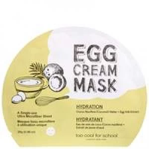 Image of too cool for school Skincare Egg Cream Mask Hydration Set 5 x 28g