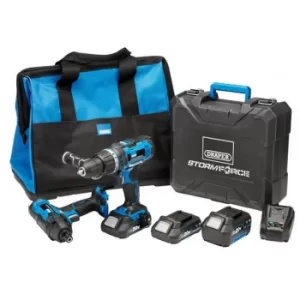 Image of Draper Storm Force&amp;#174; 20V Cordless Impact Kit (7 Piece)