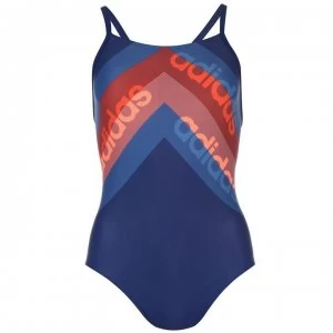 Image of adidas Fit Lineage Swimsuit Ladies - Dark Blue