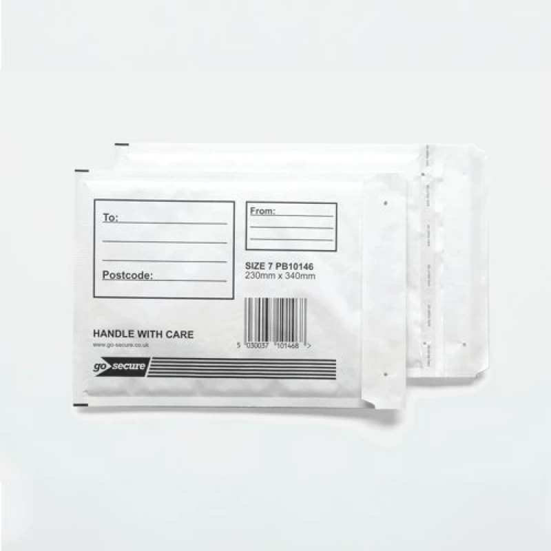 Image of GoSecure Bubble Envelopes Size 7 White (10 Pack) PB10146