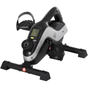 Image of HOMCOM 8-Level Mini Exercise Bike Magnetic Resistance Leg Fitness LCD Display