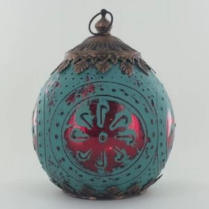 Image of LED Lantern Pink H15cm