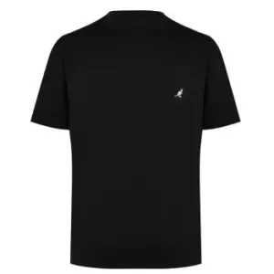 Image of Kangol Pocket Logo T Shirt Mens - Black