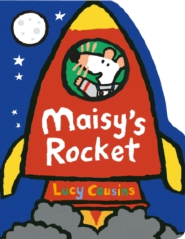 Image of Maisy's Rocket : A perfect gift for all toddler space fans and wannabe astronauts a chunky board book in the shape of a rocket, providing story time