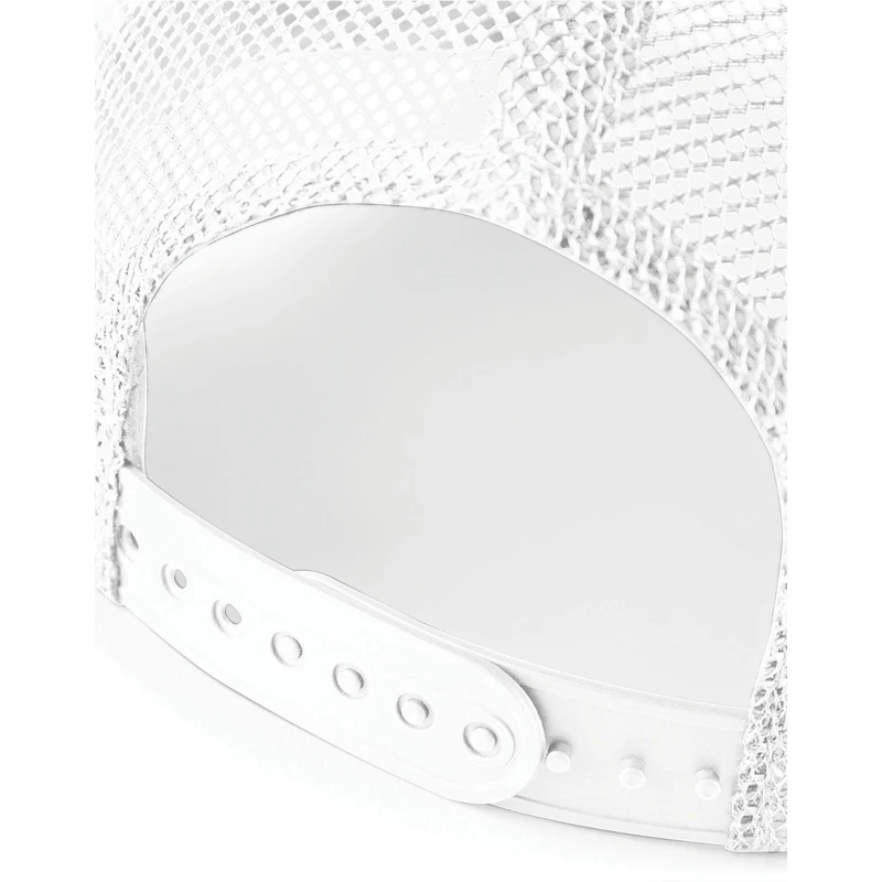 Image of Beechfield Beechfield Men Snapback Trucker Cap in White White One Size Male 5063425502257