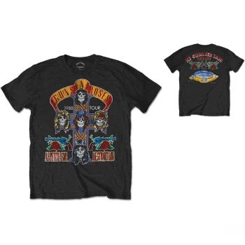 Image of Guns N' Roses - NJ Summer Jam 1988 Unisex Medium T-Shirt - Black