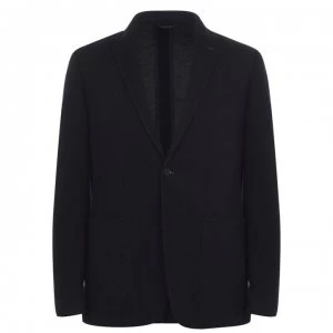 Image of Calvin Klein Striped Jersey Blazer - Navy DW4