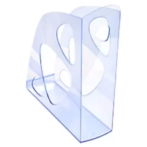 Image of Exacompta Magazine File 18110D Ice Blue Pack of 10