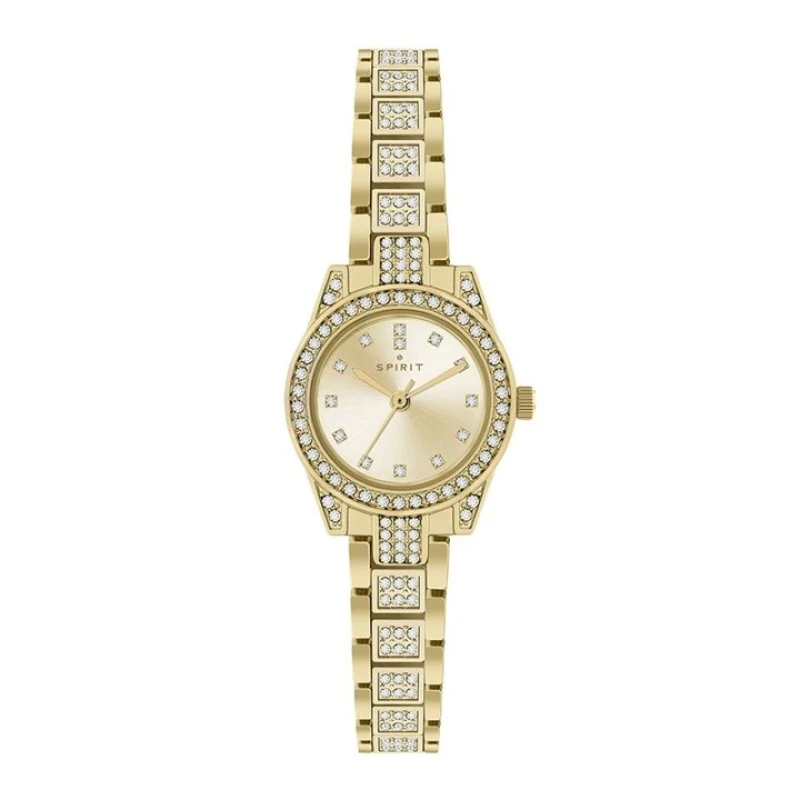 Image of Spirit SP4020 Gold Plated Stone Set Bracelet Watch - W27167