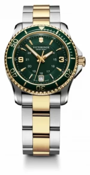 Image of Victorinox Swiss Army Womens Maverick Green Dial Stainless Watch