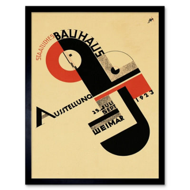 Image of Artery8 Exhibition Bauhaus Weimar Germany Home Decor 12X16" Framed Wall Art Print
