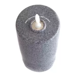Image of Mini Anti-Bacterial Wipe Dispenser - Stone Effect Granite with 500 Megatex wipes