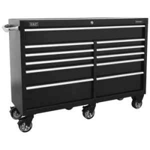 Image of Sealey PTB143011 Rollcab 11 Drawer 1430mm Heavy-Duty Black