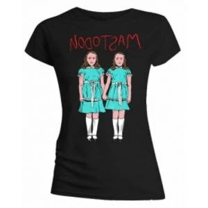 Image of Mastodon Twins Ladies Black T Shirt: Small