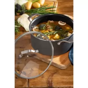 Image of Hairy Bikers 24cm Forged Casserole Pot with Lid