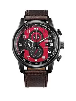 Image of Citizen Gents Eco-Drive Marvel Deadpool Watch, Brown, Men