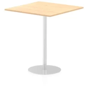 Image of Italia Poseur Table Square 1000/1000 Top 1145 High Maple