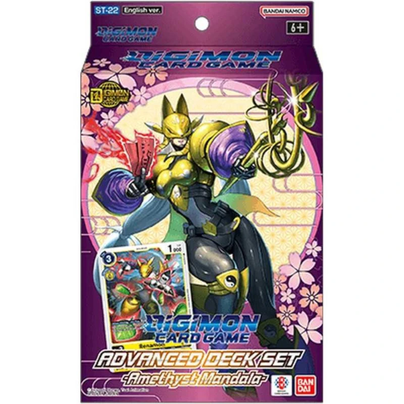 Image of Digimon Card Game: Advanced Deck - Amethyst Mandala (ST-22) Advance Deck unisex One Size