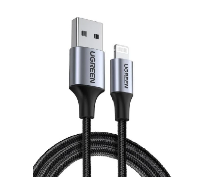 Image of Ugreen UG-60156 1m Black. Silver