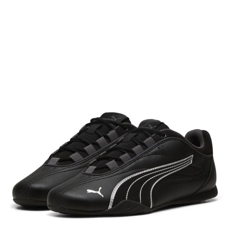Image of Puma Womens Catch Low-Top Trainers Black L female 8 (42)