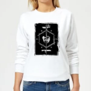 Image of Harry Potter Harry Voldemort Wand Womens Sweatshirt - White - M